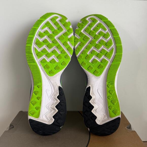 Nike Zoom Winflo 3 Sneaker Grey/Green Men Running Sneakers - SZ 11.5 - Picture 8 of 11